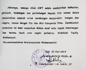 Terkait Penggunaan Stempel Gubernur, Kapolres Tunggu Laporan